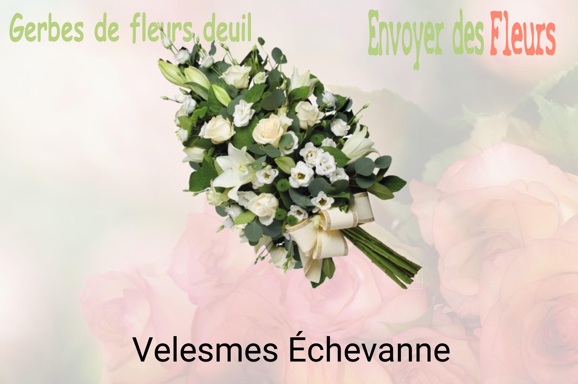 Gerbe de fleurs de deuil livrée à Velesmes-Échevanne